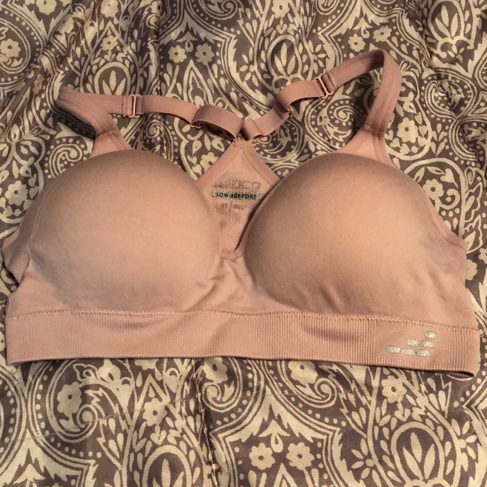 Pink Sports Bra